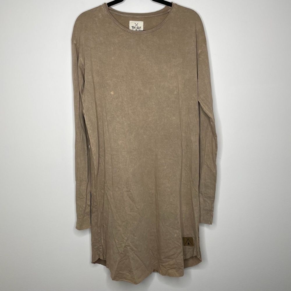 Tribe Kelley- Tan Long Sleeve Shirt